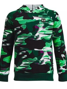Boys Under Armour Printed Rival Fleece Hoodie